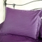 91家纺网 家纺一手货源 找家纺 清怡家纺 全棉缎条纯色四件套床单款 紫罗兰