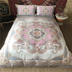 初见家纺80数码印花四件套塞拉