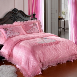 晶缦家纺 婚礼进行时床盖四件套可配八件套