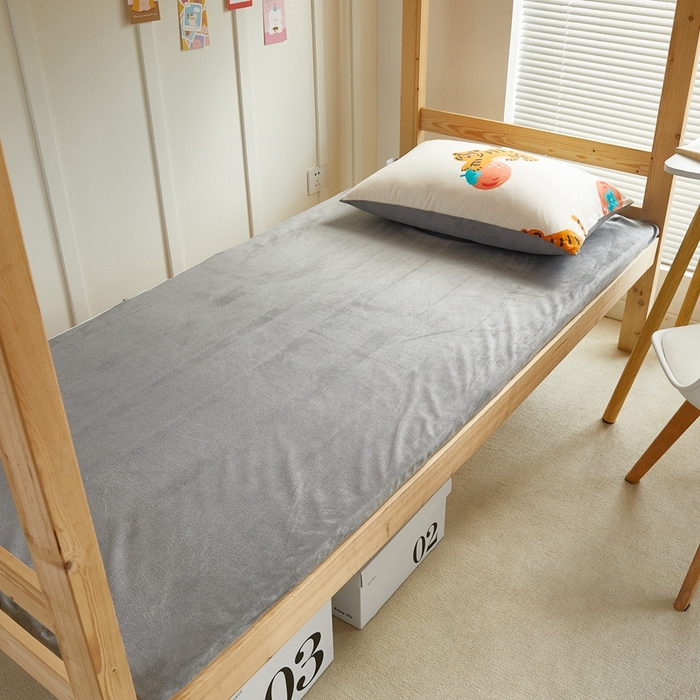 91家纺网 家纺一手货源 找家纺 金丝鸟 2023新款全棉加水晶绒棉加绒床垫套 喜柿虎