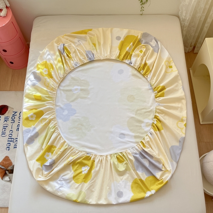 91家纺网 家纺一手货源 找家纺 2023年新款全棉印花单品系列-单床笠 香间