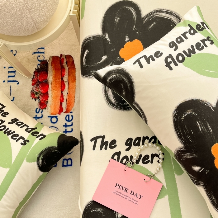 91家纺网 家纺一手货源 找家纺 2023年新款全棉印花单品系列-单床笠 枝意