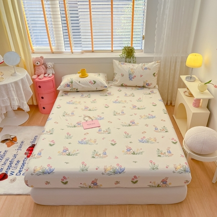 91家纺网 家纺一手货源 找家纺 （总）2023年新款全棉印花单品系列-单床笠