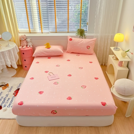 91家纺网 家纺一手货源 找家纺 （总）2023年新款全棉印花单品系列-单床笠