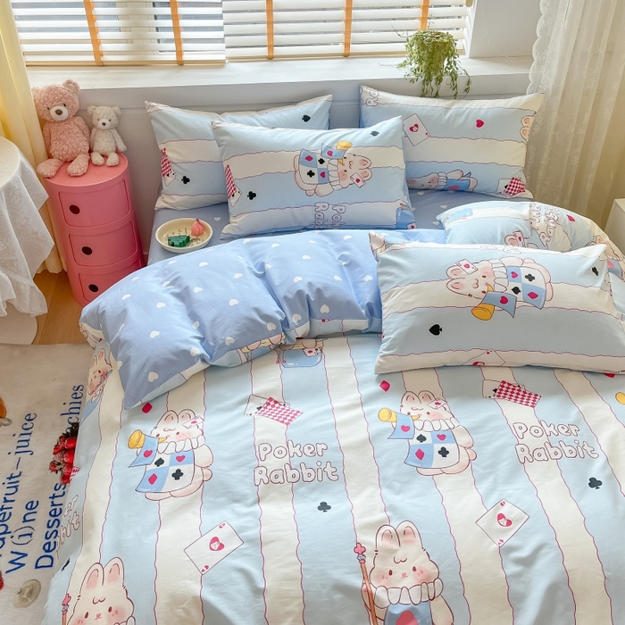 91家纺网 家纺一手货源 找家纺 蓝邻 2023年新款全棉印花单品系列-单被套 佰利滋