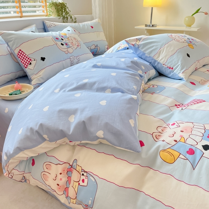 91家纺网 家纺一手货源 找家纺 蓝邻 2023年新款全棉印花单品系列-单被套 佰利滋