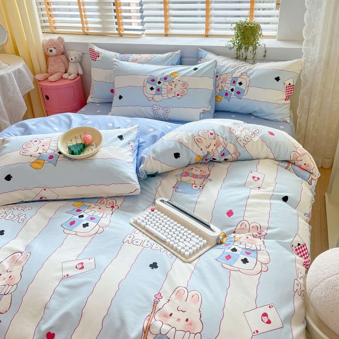 91家纺网 家纺一手货源 找家纺 蓝邻 2023年新款全棉印花单品系列-单被套 佰利滋