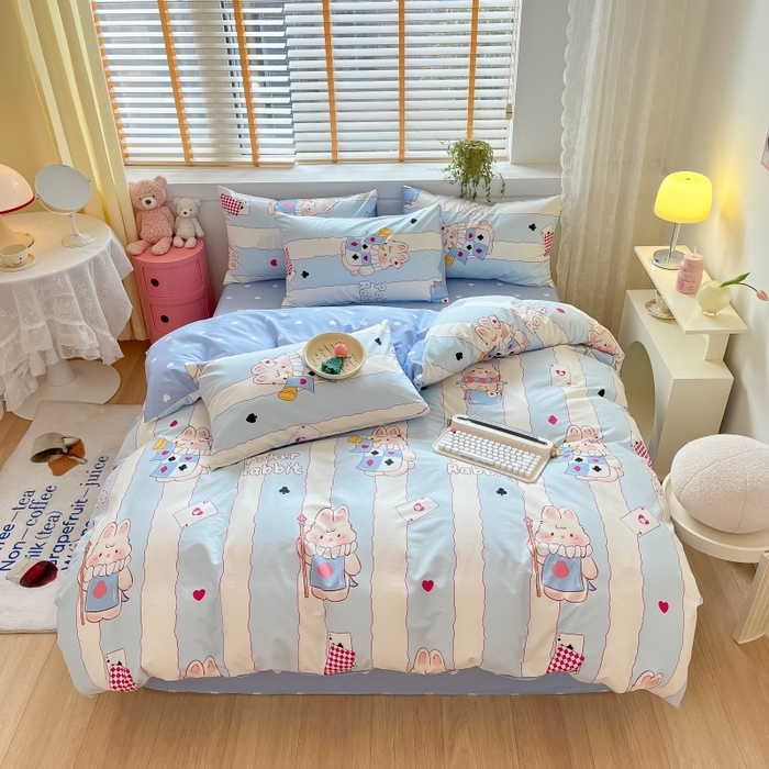 91家纺网 家纺一手货源 找家纺 蓝邻 2023年新款全棉印花单品系列-单被套 佰利滋