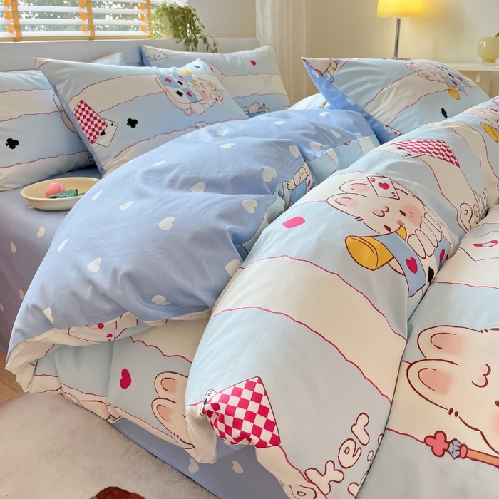 91家纺网 家纺一手货源 找家纺 蓝邻 2023年新款全棉印花单品系列-单被套 佰利滋