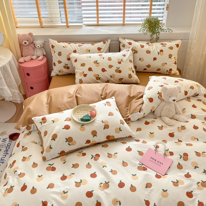 91家纺网 家纺一手货源 找家纺 蓝邻 2023年新款全棉印花单品系列-单被套 山楂树之恋