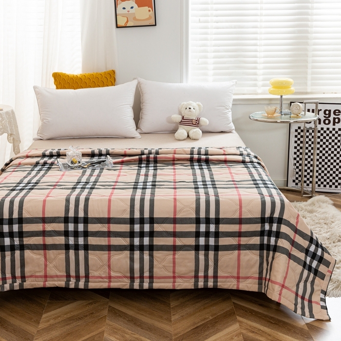 91家纺网 家纺一手货源 找家纺 爱派 2023新款亲肤棉夏被夏凉被空调被被子被芯 城市风格