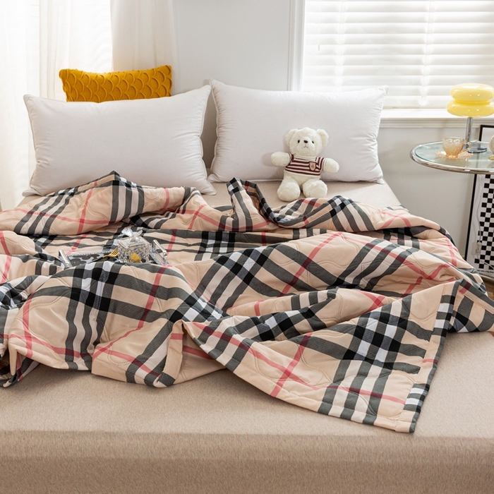 91家纺网 家纺一手货源 找家纺 爱派 2023新款亲肤棉夏被夏凉被空调被被子被芯 城市风格