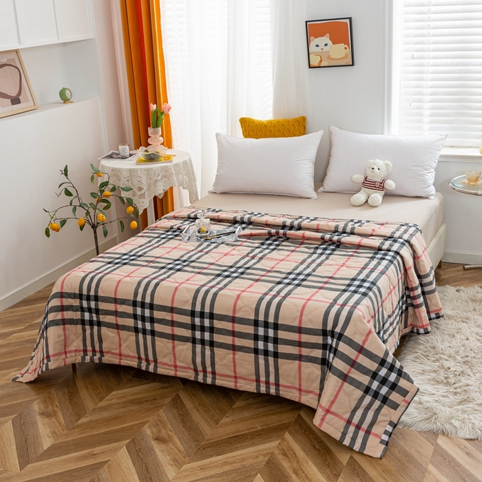 91家纺网 家纺一手货源 找家纺 爱派 2023新款亲肤棉夏被夏凉被空调被被子被芯 城市风格