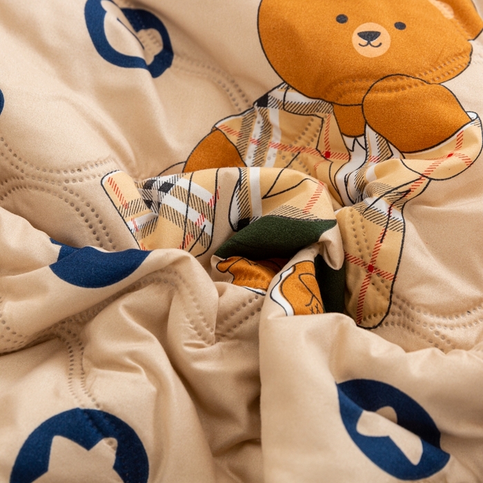 91家纺网 家纺一手货源 找家纺 爱派 2023新款亲肤棉夏被夏凉被空调被被子被芯 快乐小熊