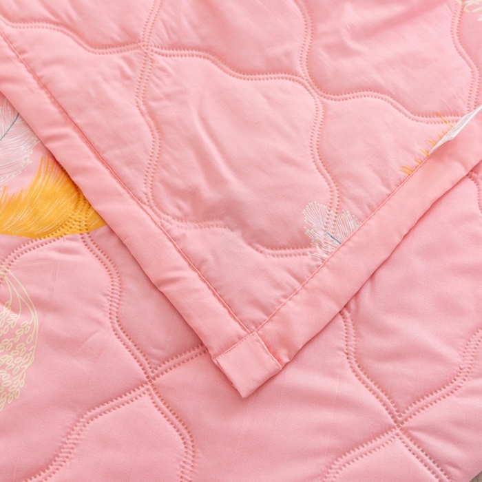 91家纺网 家纺一手货源 找家纺 爱派 2023新款亲肤棉夏被夏凉被空调被被子被芯 花羽