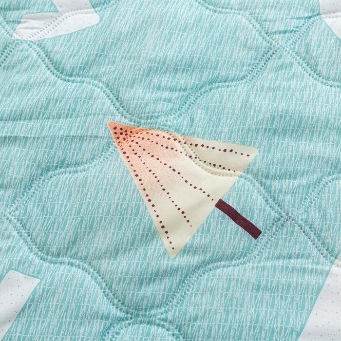 91家纺网 家纺一手货源 找家纺 爱派 2023新款亲肤棉夏被夏凉被空调被被子被芯 花雨伞