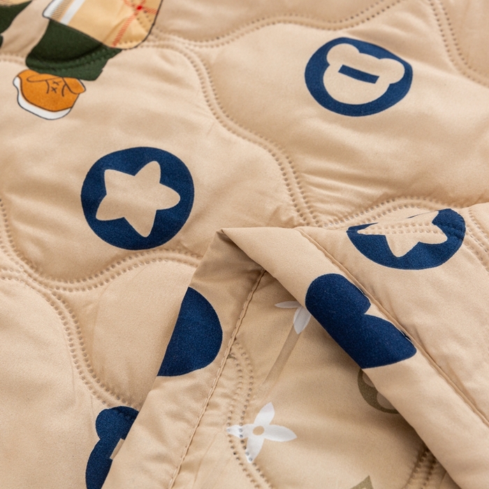 91家纺网 家纺一手货源 找家纺 爱派 2023新款亲肤棉夏被夏凉被空调被被子被芯 快乐小熊