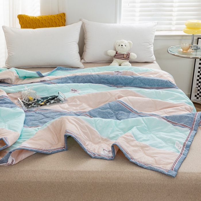 91家纺网 家纺一手货源 找家纺 爱派 2023新款亲肤棉夏被夏凉被空调被被子被芯 美轮美奂