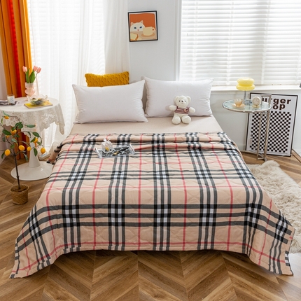 91家纺网 家纺一手货源 找家纺 爱派 2023新款亲肤棉夏被夏凉被空调被被子被芯 城市风格