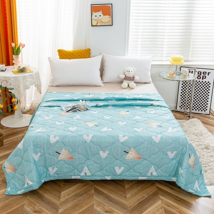 91家纺网 家纺一手货源 找家纺 爱派 2023新款亲肤棉夏被夏凉被空调被被子被芯 花雨伞