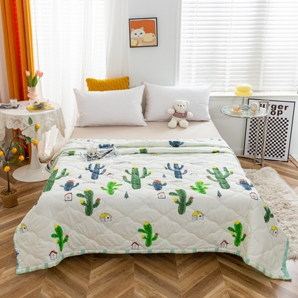 91家纺网 家纺一手货源 找家纺 爱派 2023新款亲肤棉夏被夏凉被空调被被子被芯 沙漠之恋