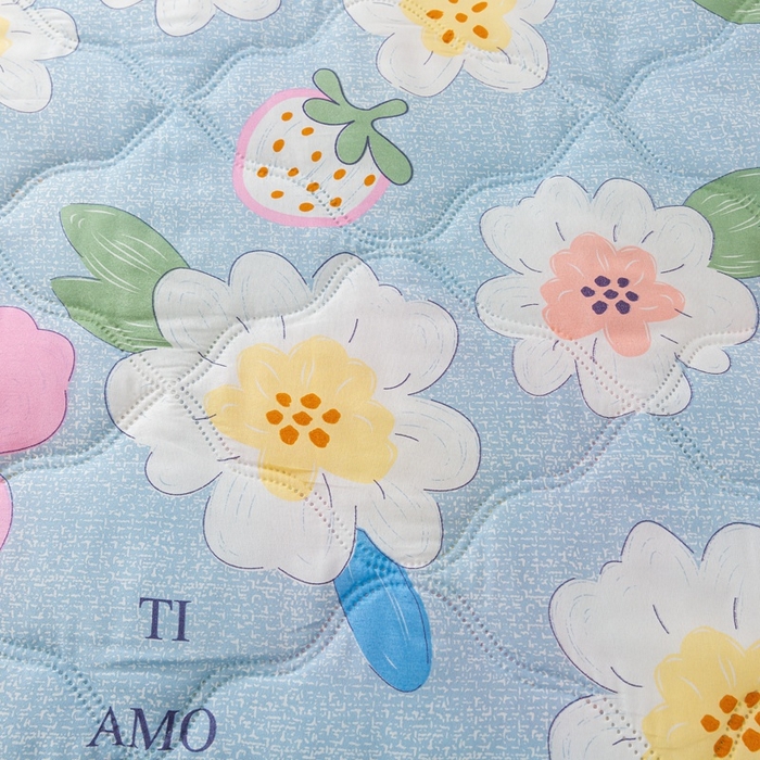 91家纺网 家纺一手货源 找家纺 爱派 2023新款磨毛超声波夏被夏凉被空调被被子被芯 花海