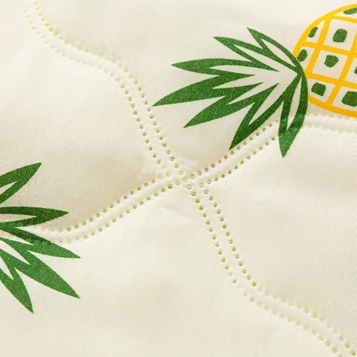 91家纺网 家纺一手货源 找家纺 爱派 2023新款磨毛超声波夏被夏凉被空调被被子被芯 黄菠萝