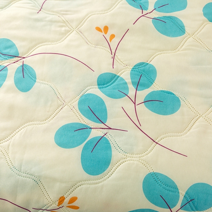 91家纺网 家纺一手货源 找家纺 爱派 2023新款磨毛超声波夏被夏凉被空调被被子被芯 叶叶情深