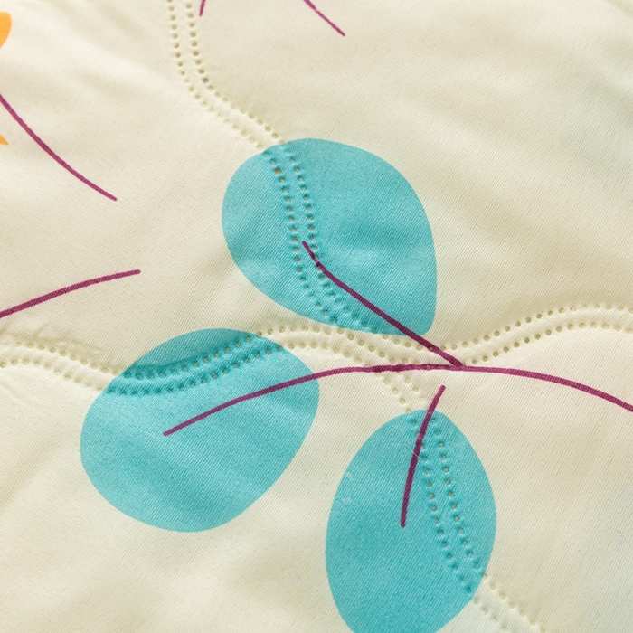 91家纺网 家纺一手货源 找家纺 爱派 2023新款磨毛超声波夏被夏凉被空调被被子被芯 叶叶情深