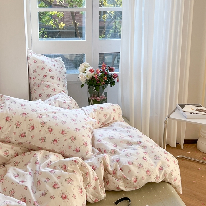 91家纺网 家纺一手货源 找家纺 （总）时年 2023新款全棉四件套热爱生活系列第一期