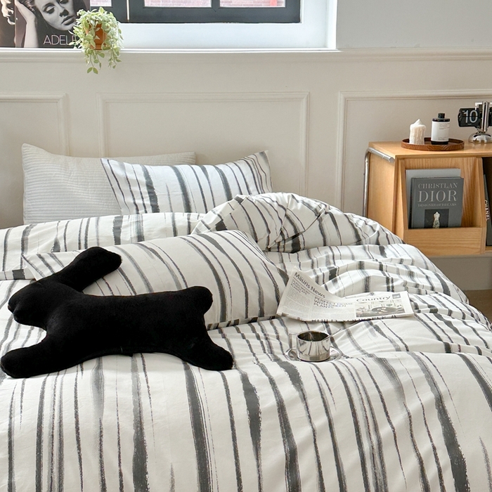 91家纺网 家纺一手货源 找家纺 时年 2023新款全棉四件套热爱生活系列第一期 流年