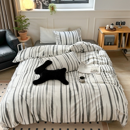 时年 2023新款全棉四件套热爱生活系列第一期 流年