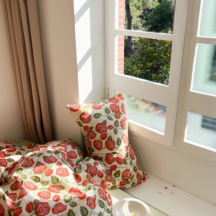 91家纺网 家纺一手货源 找家纺 时年 2023新款全棉四件套热爱生活系列第一期 卡罗拉