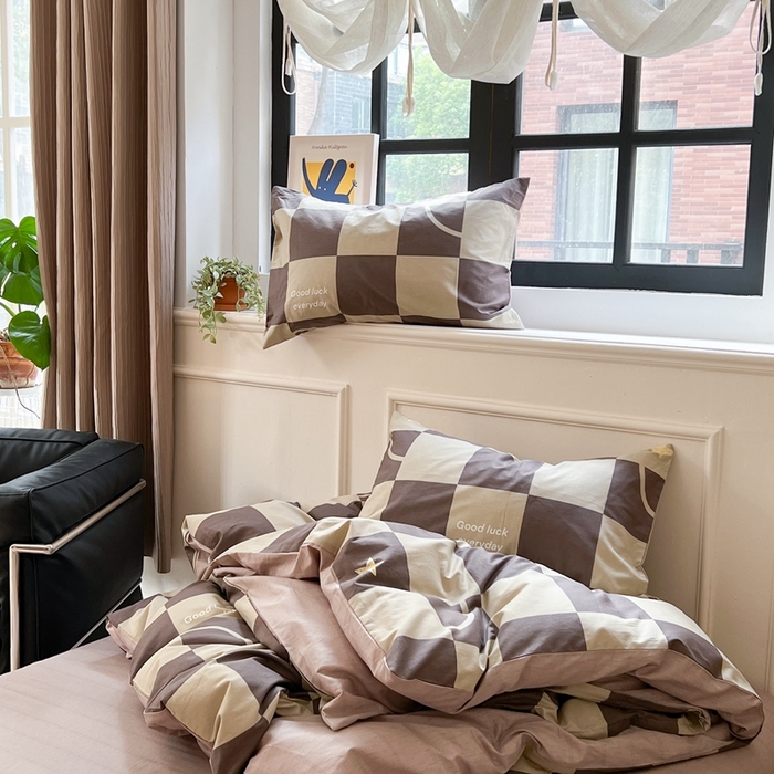 91家纺网 家纺一手货源 找家纺 时年 2023新款全棉四件套热爱生活系列第一期 流星