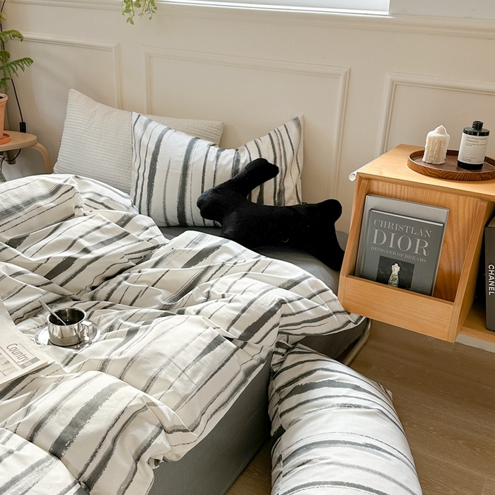 91家纺网 家纺一手货源 找家纺 时年 2023新款全棉四件套热爱生活系列第一期 流年