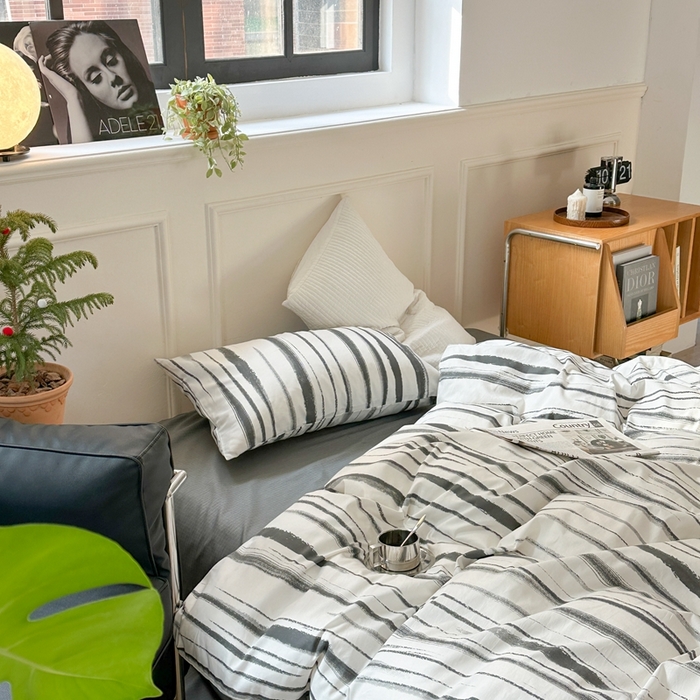 91家纺网 家纺一手货源 找家纺 时年 2023新款全棉四件套热爱生活系列第一期 流年