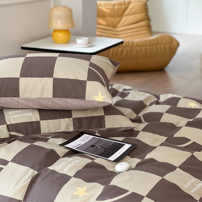 91家纺网 家纺一手货源 找家纺 时年 2023新款全棉四件套热爱生活系列第一期 流星