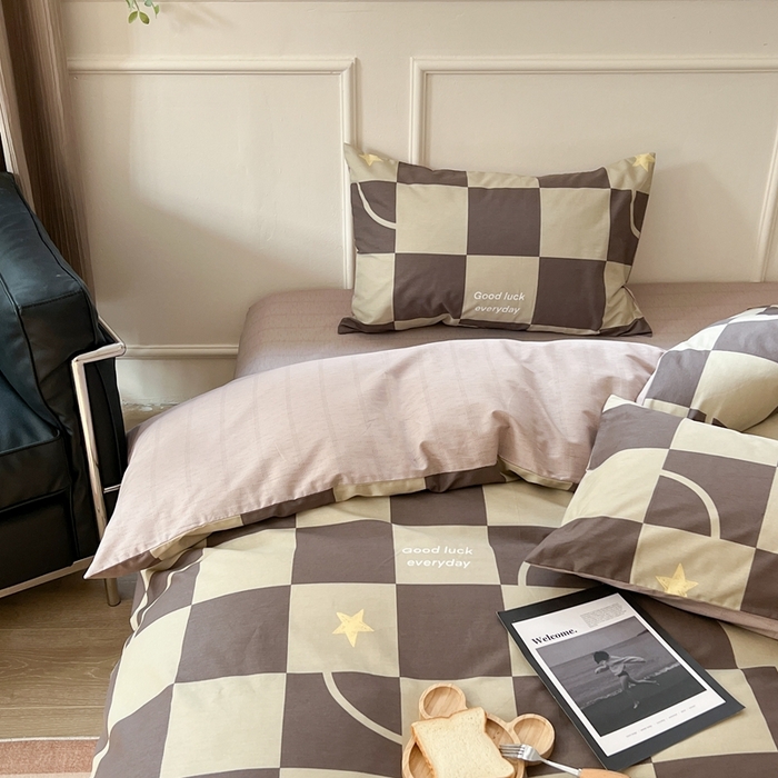 91家纺网 家纺一手货源 找家纺 时年 2023新款全棉四件套热爱生活系列第一期 流星