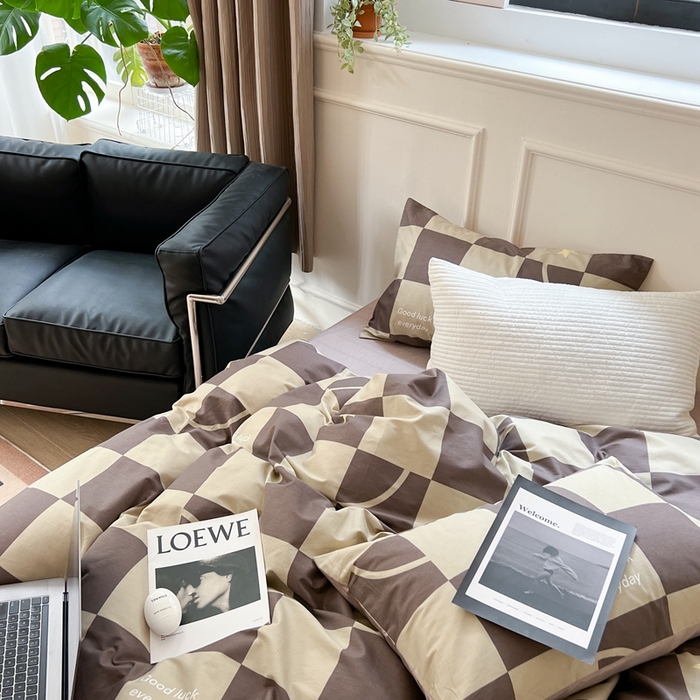 91家纺网 家纺一手货源 找家纺 时年 2023新款全棉四件套热爱生活系列第一期 流星