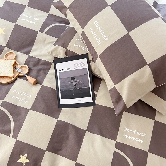 91家纺网 家纺一手货源 找家纺 时年 2023新款全棉四件套热爱生活系列第一期 流星