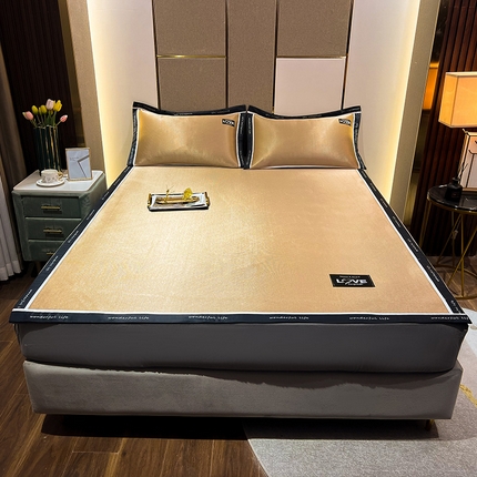 91家纺网 家纺一手货源 找家纺 （总）宅部落2023新款加厚碳光丝凉席