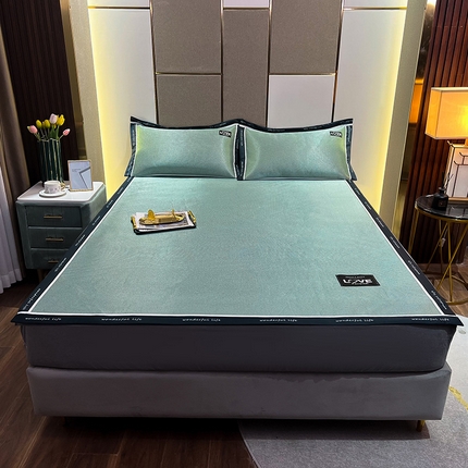 91家纺网 家纺一手货源 找家纺 （总）宅部落2023新款加厚碳光丝凉席