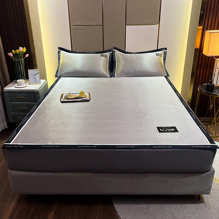 91家纺网 家纺一手货源 找家纺 （总）宅部落2023新款加厚碳光丝凉席