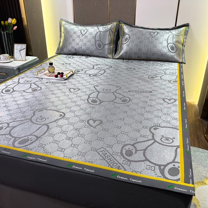 宅部落 2023新款冰藤提花席 安第斯熊灰