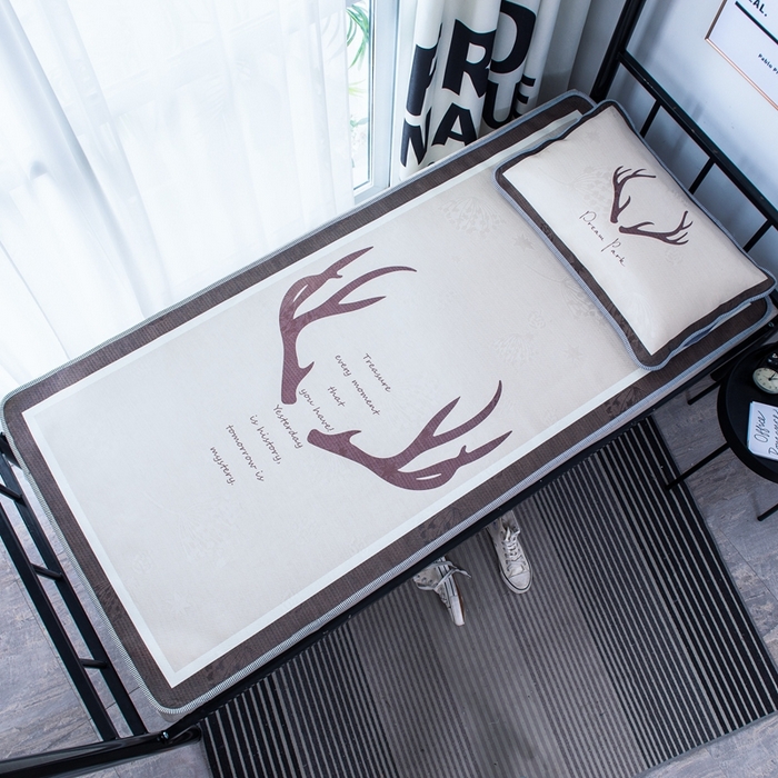 91家纺网 家纺一手货源 找家纺 宅部落2023新款学生宿舍单人凉席 北欧物语