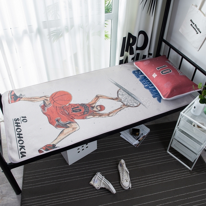 91家纺网 家纺一手货源 找家纺 宅部落2023新款学生宿舍单人凉席 大灌篮