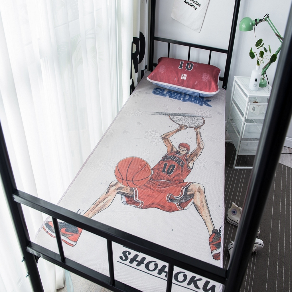 91家纺网 家纺一手货源 找家纺 宅部落2023新款学生宿舍单人凉席 大灌篮