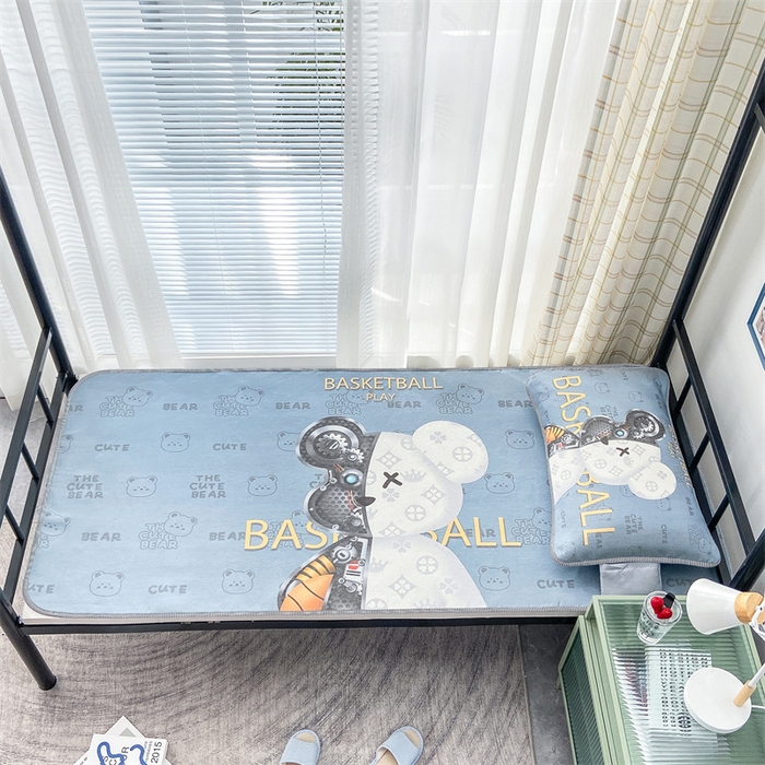 91家纺网 家纺一手货源 找家纺 宅部落2023新款学生宿舍单人凉席 机械熊