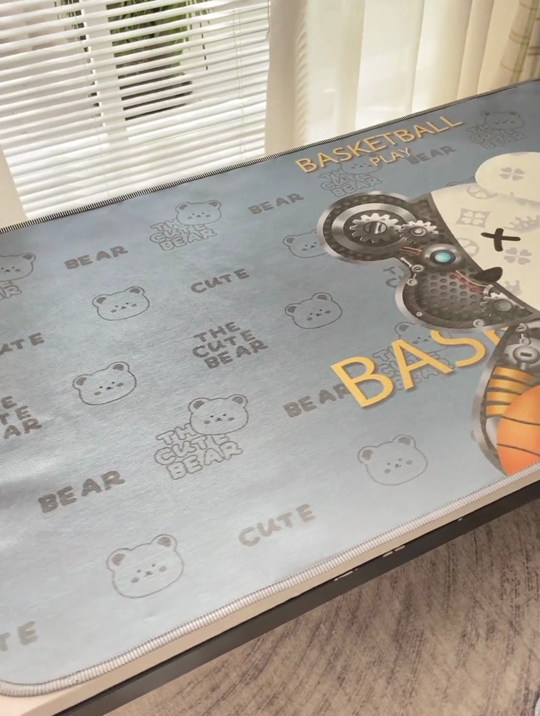 91家纺网 家纺一手货源 找家纺 宅部落2023新款学生宿舍单人凉席 机械熊