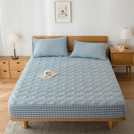 91家纺网 家纺一手货源 找家纺 （总）席世家 2023新款水洗棉夹棉床笠